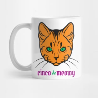 Cinco de Meow Cat! Cinco de Mayo Fun with Los Gatos! Mug